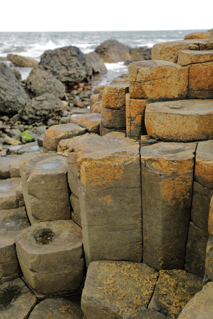 Giant's Causeway stones closeup